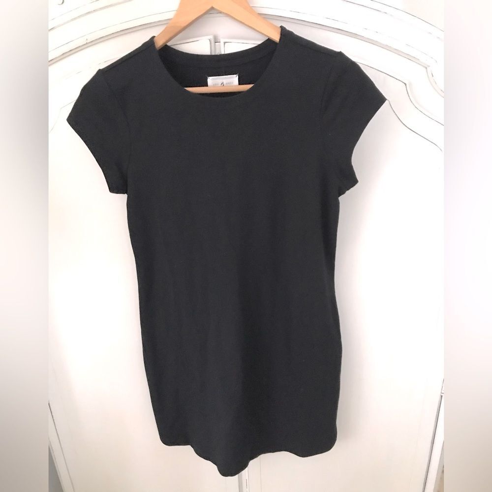 Lou and Grey Black Signature Soft T-shirt Dress Size S NWOT